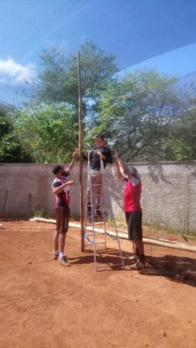 Construção do Batting Cage