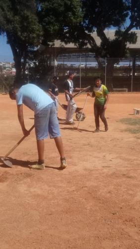 Construção do Batting Cage