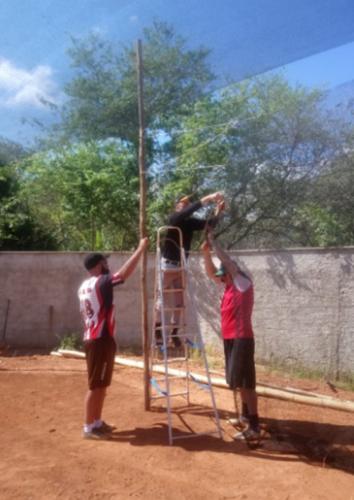 Construção do Batting Cage