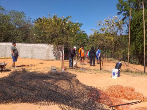 Construção do Batting Cage