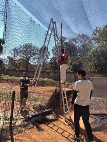 Construção do Batting Cage