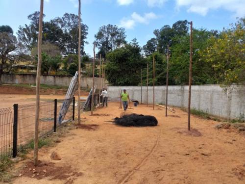 Construção do Batting Cage